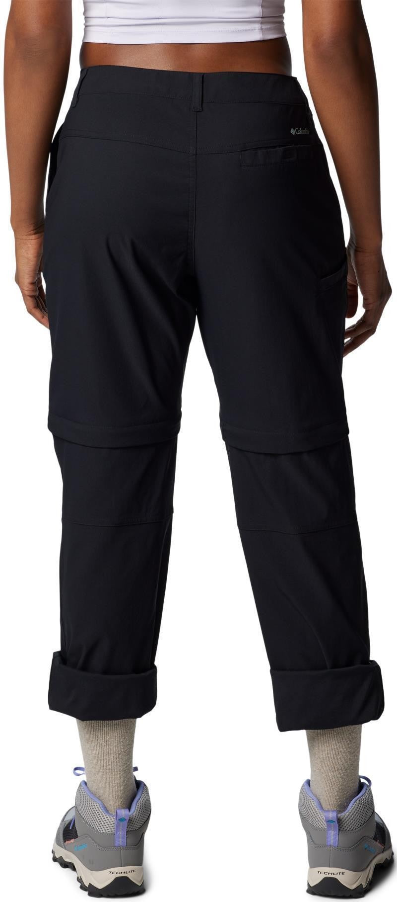 Leslie Falls Convertible Pants, Long - Womens - black 1