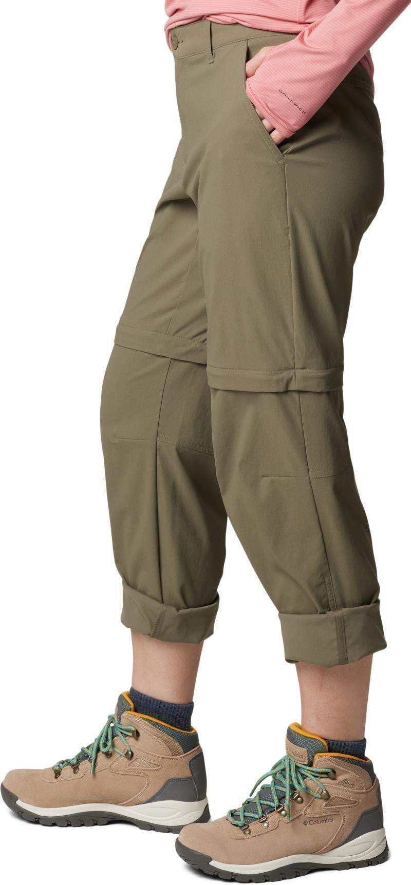 Leslie Falls Convertible Pants, Short - Womens - stone green 1
