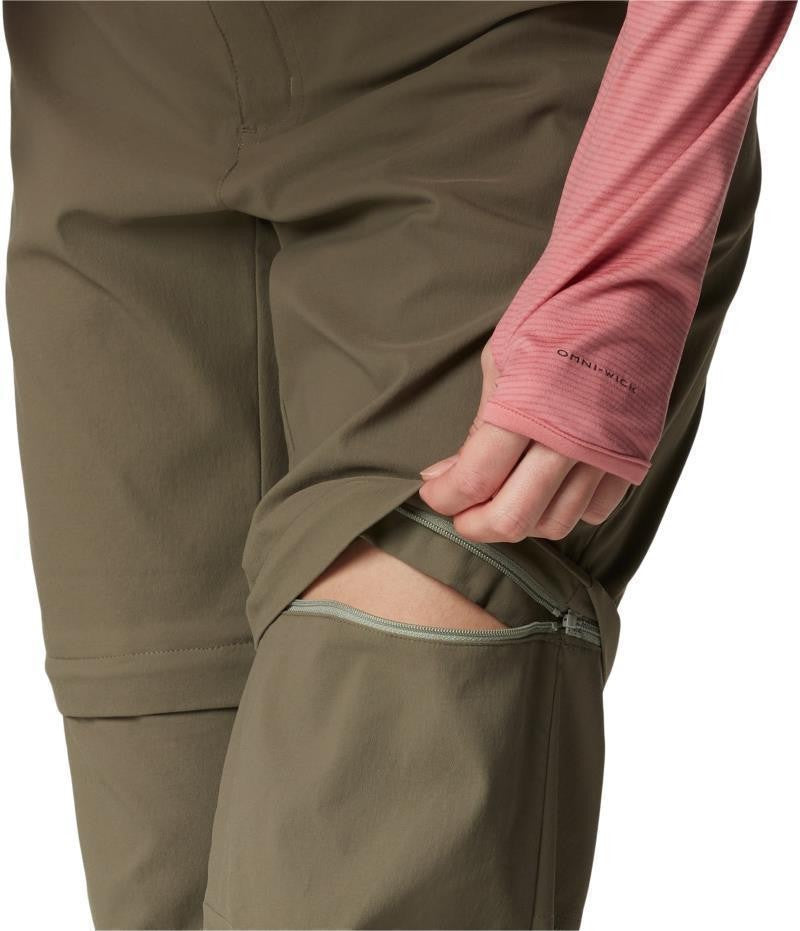 Leslie Falls Convertible Pants, Short - Womens - stone green 1