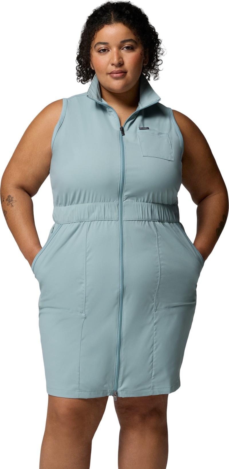 Leslie Falls Dress II, Extended - crushed blue 1