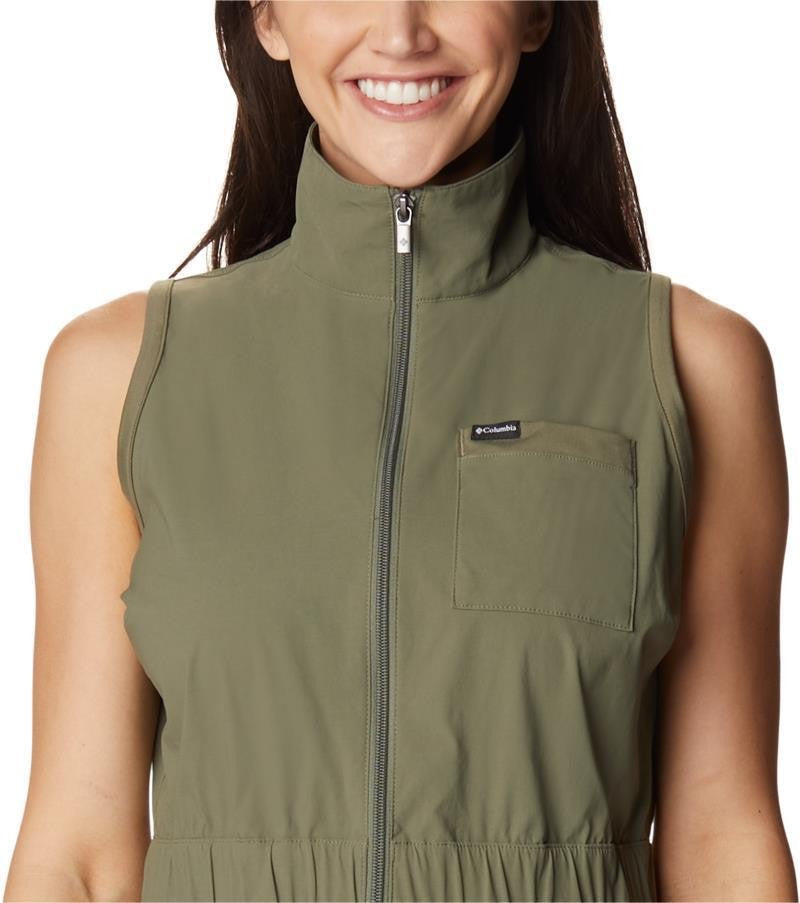 Leslie Falls Dress II - stone green 1