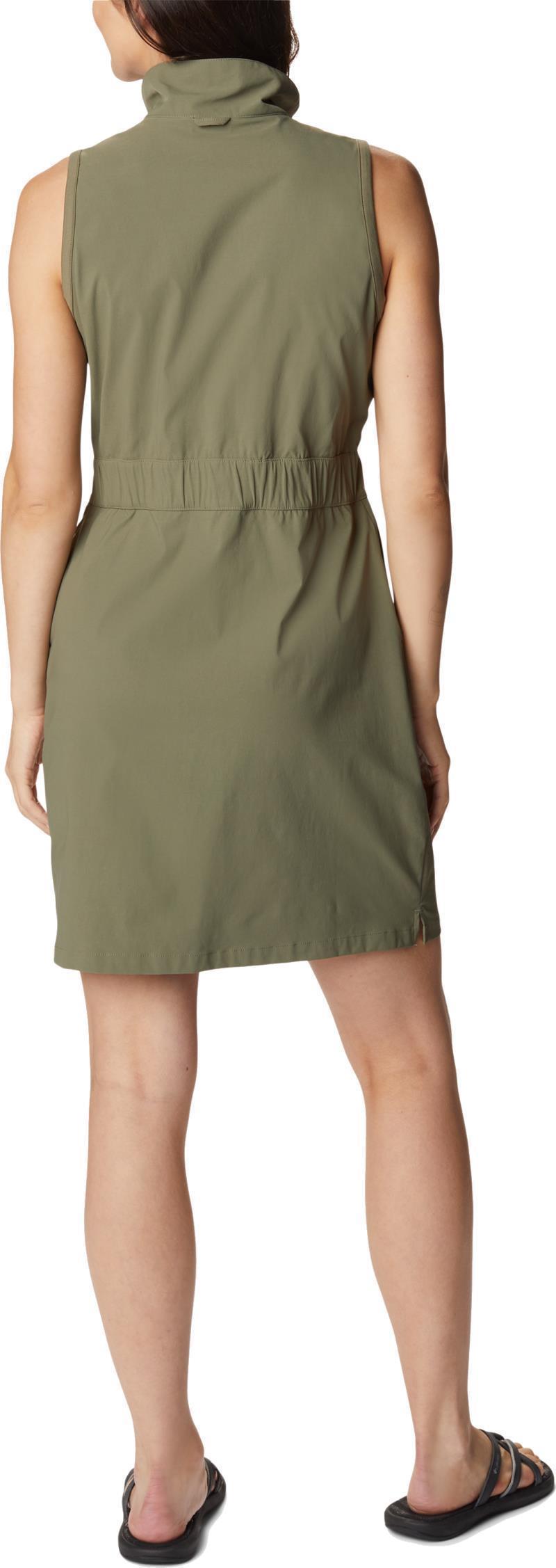 Leslie Falls Dress - Stone Green 3
