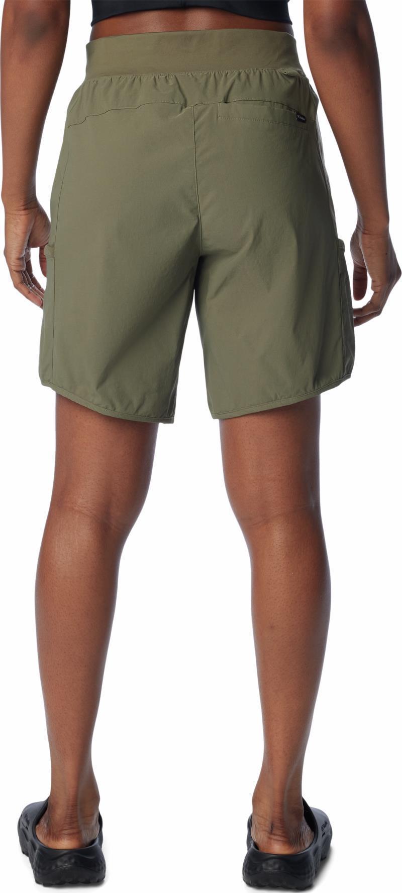 Leslie Falls Long Shorts, 9" Inseam - Womens - Stone Green 2
