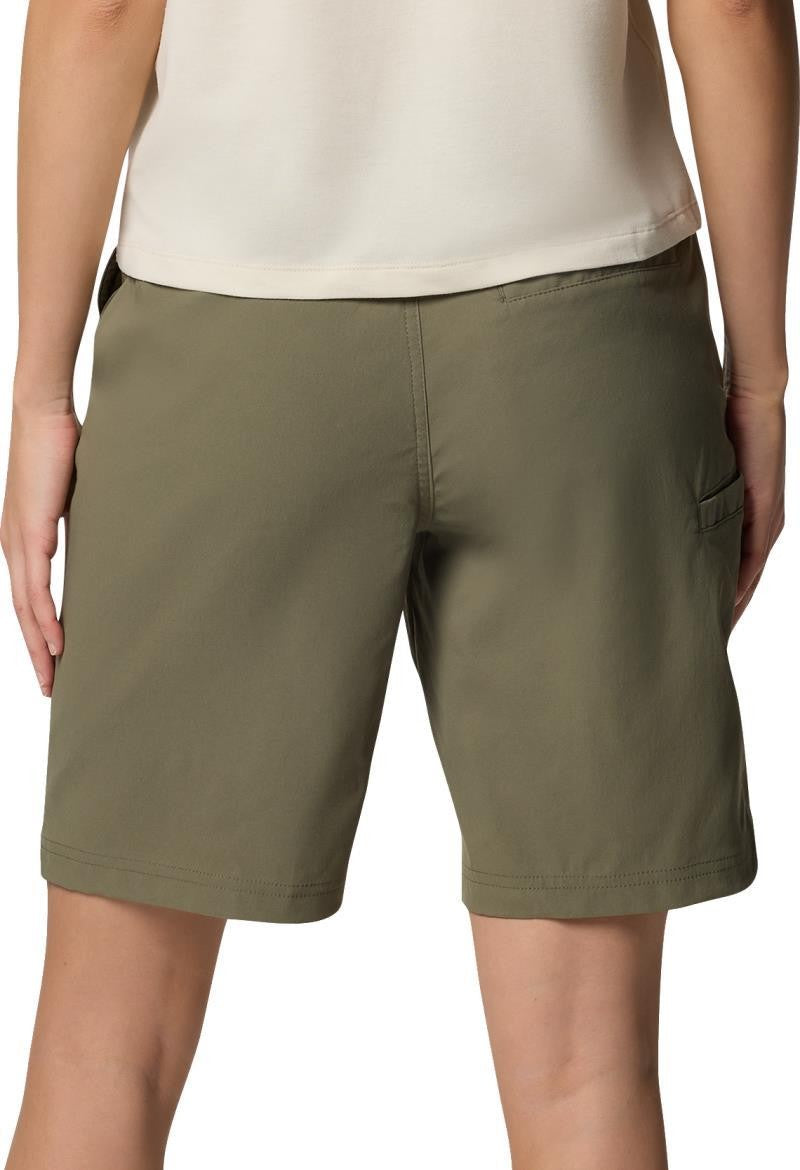 Leslie Falls Long Shorts II, 9" Inseam - Womens - stone green 1