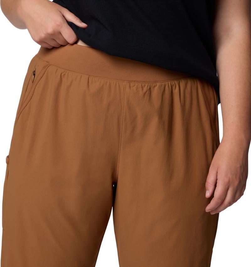 Leslie Falls Pull-On Pants, Reg, Extended - Womens - Camel Brown 4