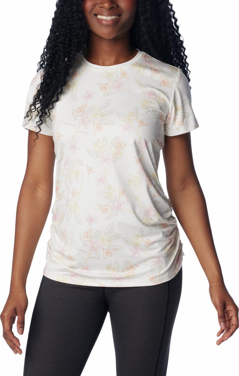 Leslie Falls SS, Extended - Womens - Sea Salt Tigerlines Multi 1