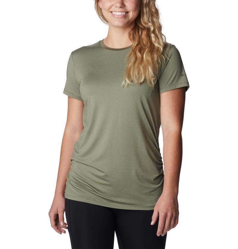 Leslie Falls SS - Womens - Stone Green 1