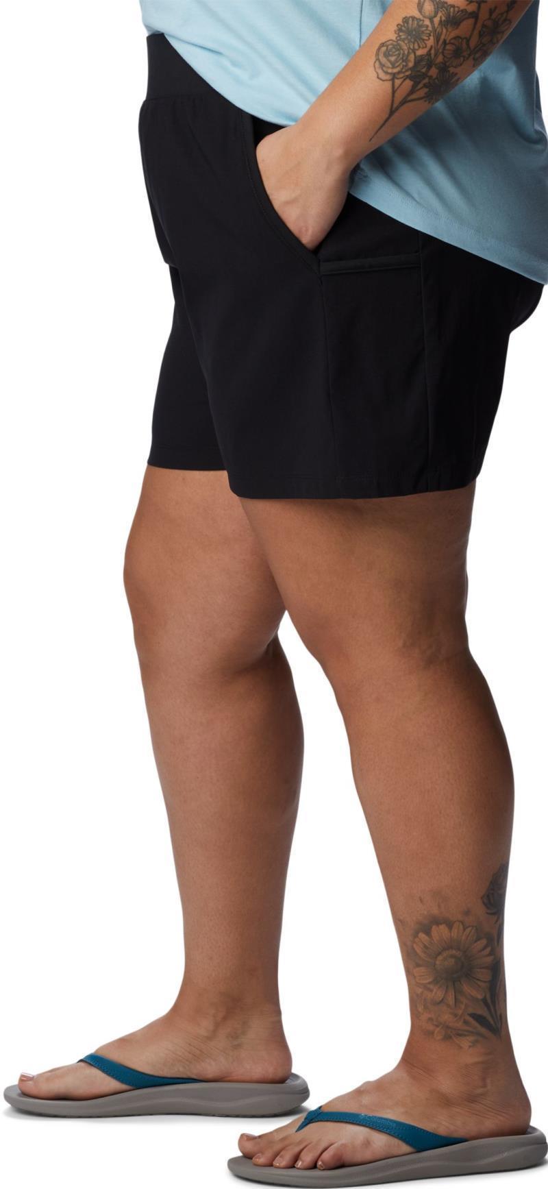 Leslie Falls Shorts, 5" Inseam - Plus - Womens - Black 3