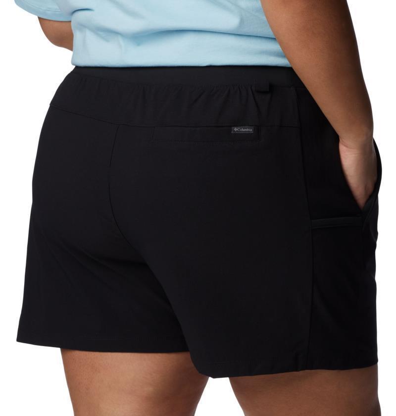 Leslie Falls Shorts, 5" Inseam - Plus - Womens - Black 5