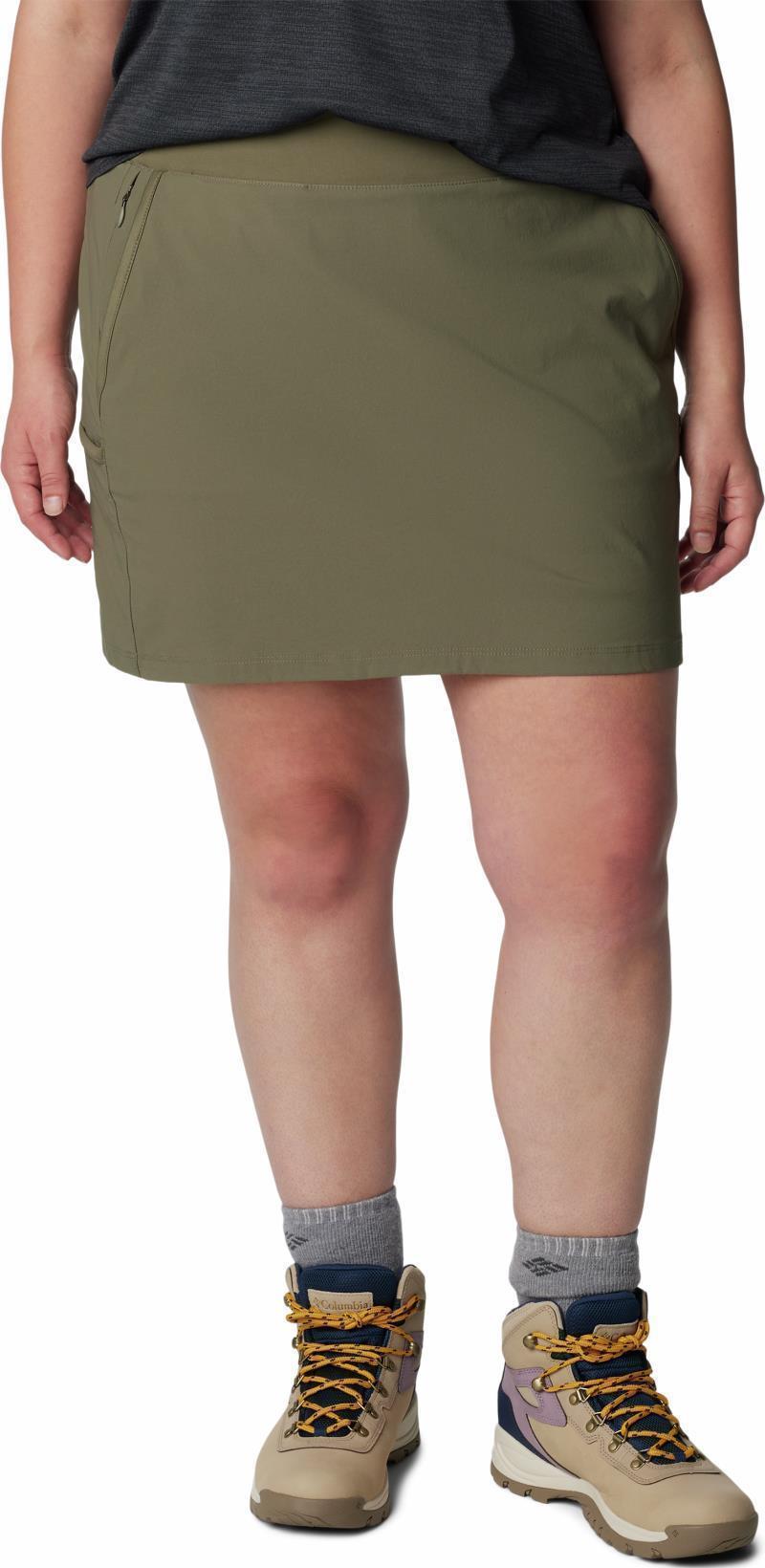 Leslie Falls Skort, Extended - stone green 1