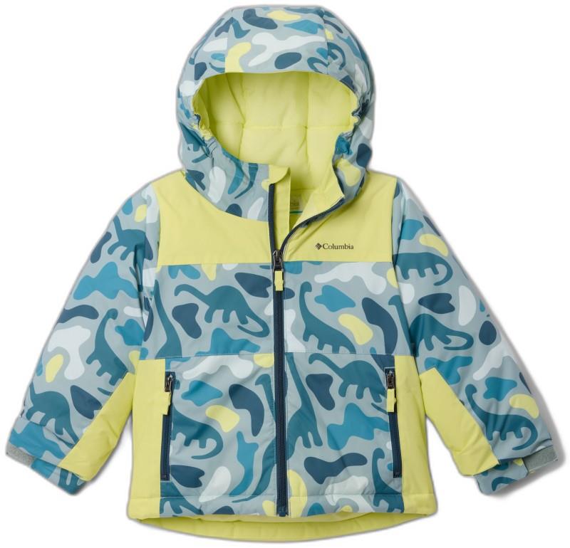 Lightning Lift IV Printed Jacket - Toddler Boys - crushed blue dinoflauge / neon light 1