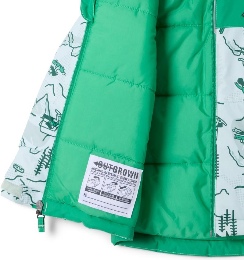 Lightning Lift IV Printed Jacket - Toddler Boys - tea light mountopia / dark lime 1