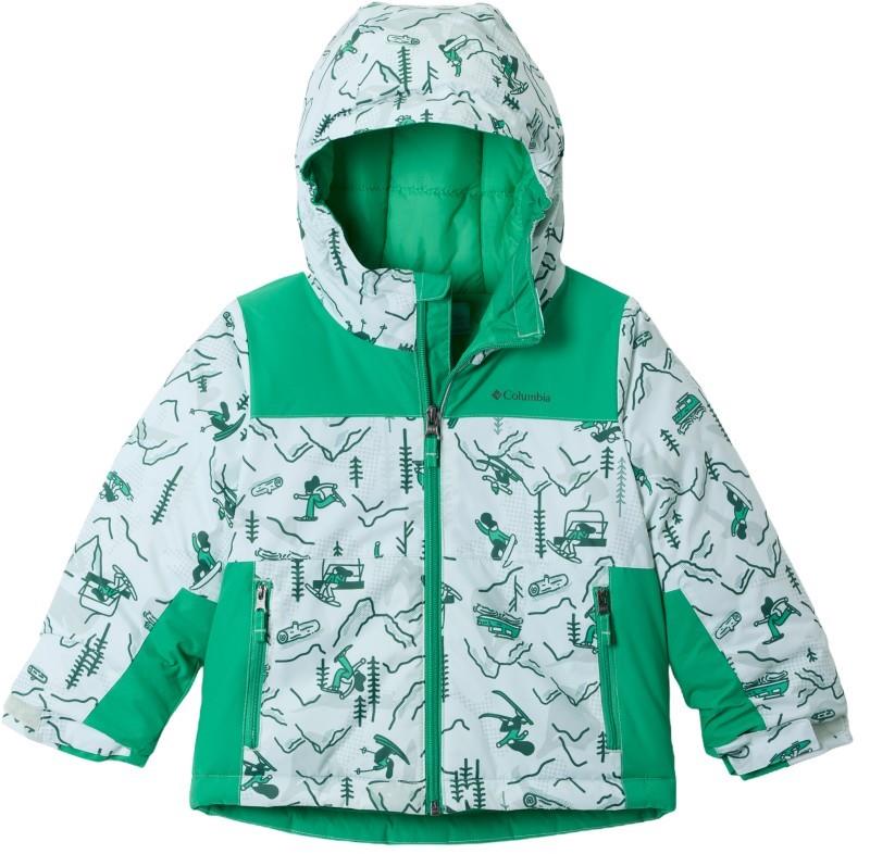 Lightning Lift IV Printed Jacket - Toddler Boys - tea light mountopia / dark lime 1