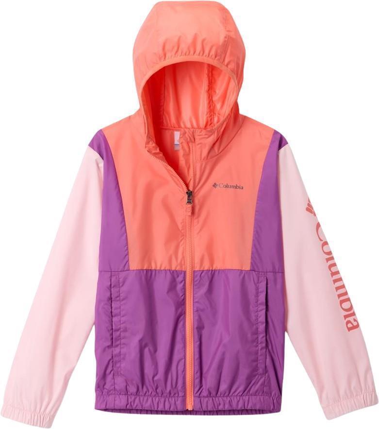 Lily Basin II Jacket - Youth Girls - hot coral / satin pink / razzle 1