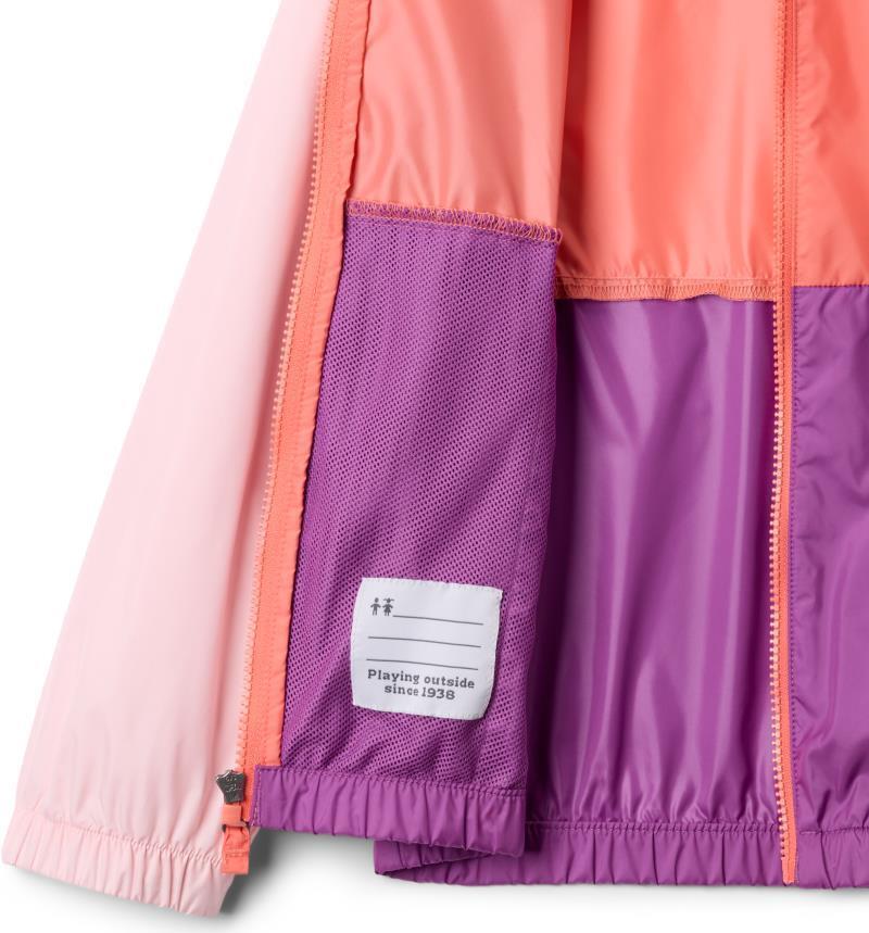 Lily Basin II Jacket - Youth Girls - hot coral / satin pink / razzle 1