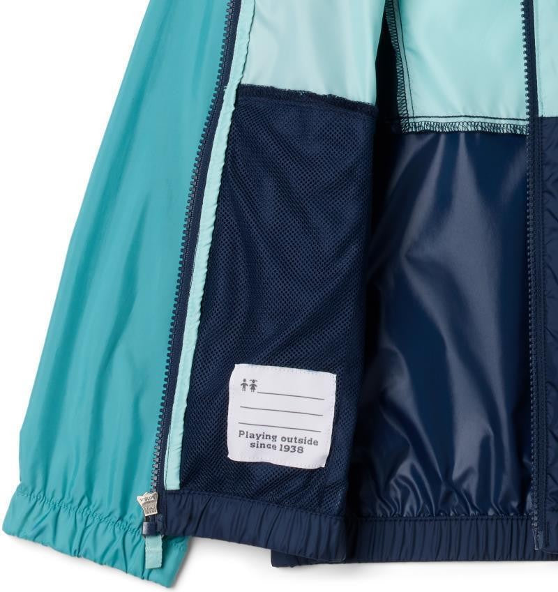 Lily Basin II Jacket - Youth Girls - spray / teal / collegiate navy 1