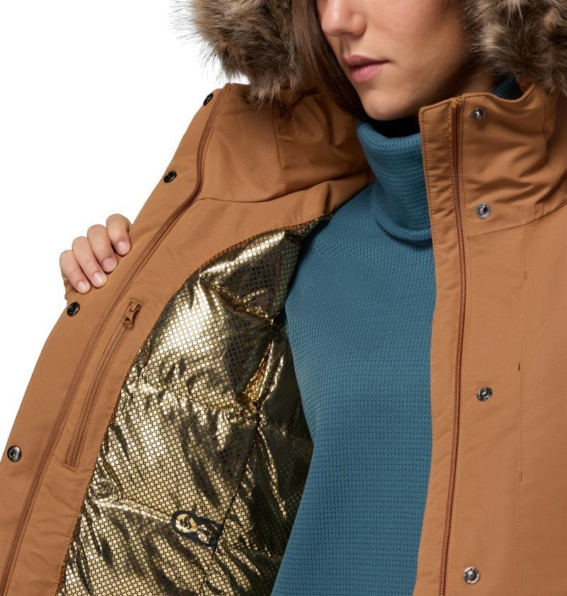 Little SI II Insulated Parka - Womens - camel brown 1