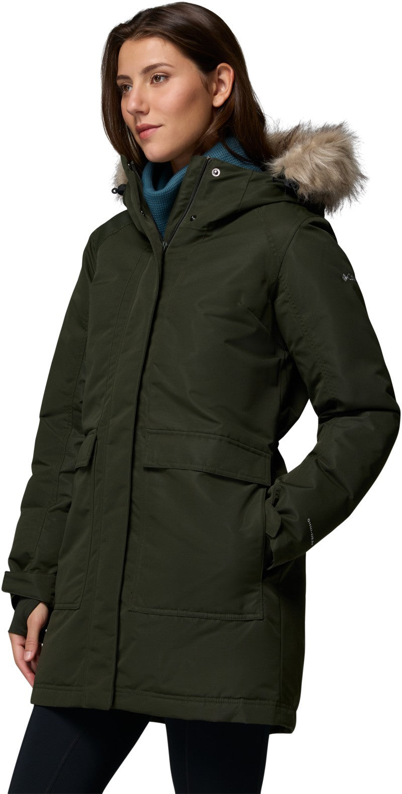 Little SI II Insulated Parka - Womens - greenscape 1