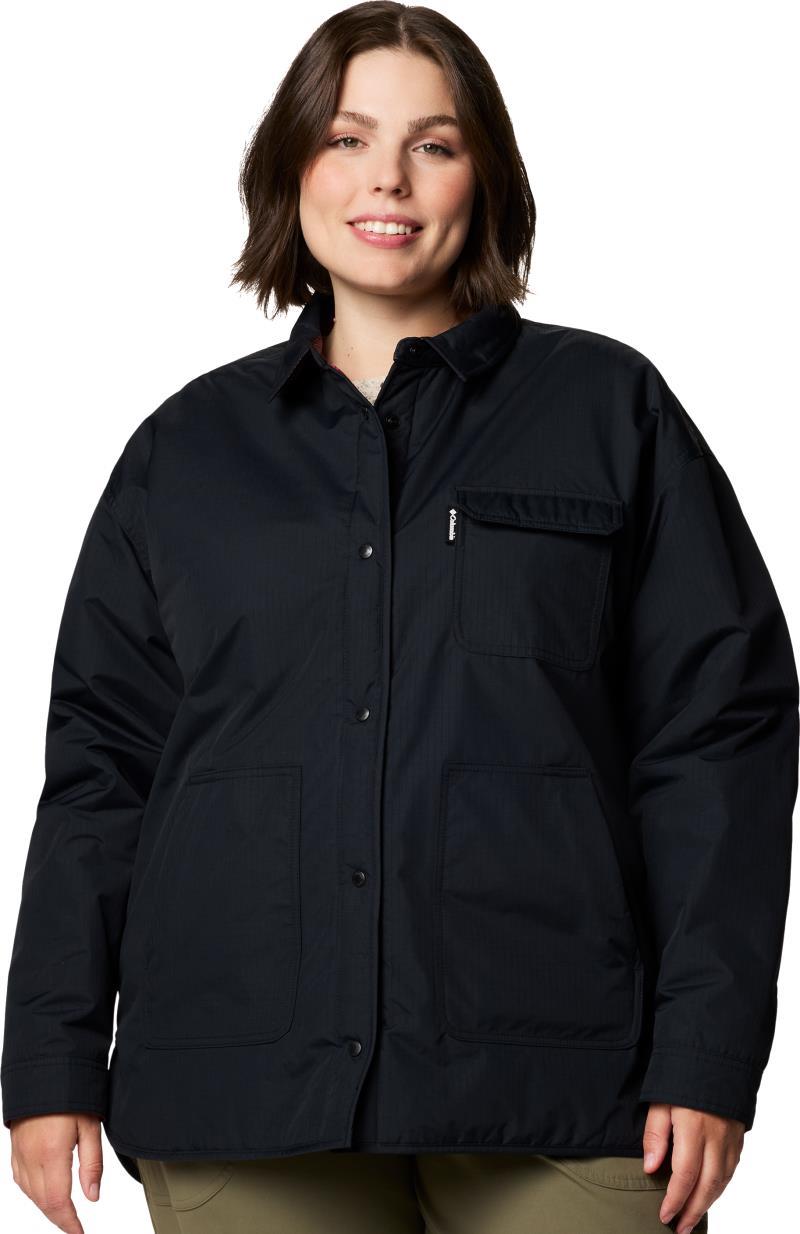 Longhorn Ridge Reversible Shirt Jacket, Extended - Womens - Black 1