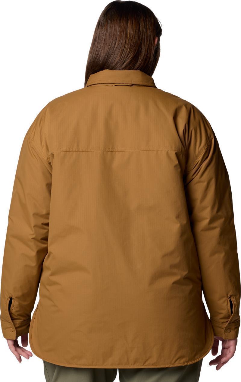 Longhorn Ridge Reversible Shirt Jacket, Extended - Womens - Camel Brown 3