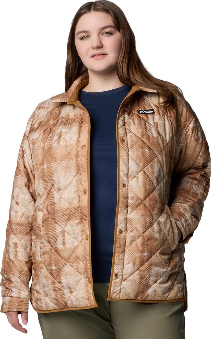 Longhorn Ridge Reversible Shirt Jacket, Extended - Womens - Camel Brown 5
