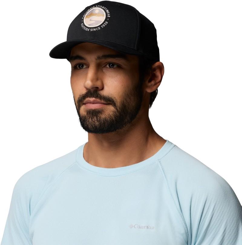 Lost Lager 3D Stretch Snapback - black / landscape circle 1