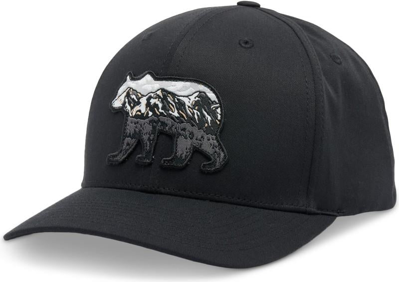Lost Lager 3D Stretch Snapback - black / scenic stroll 1