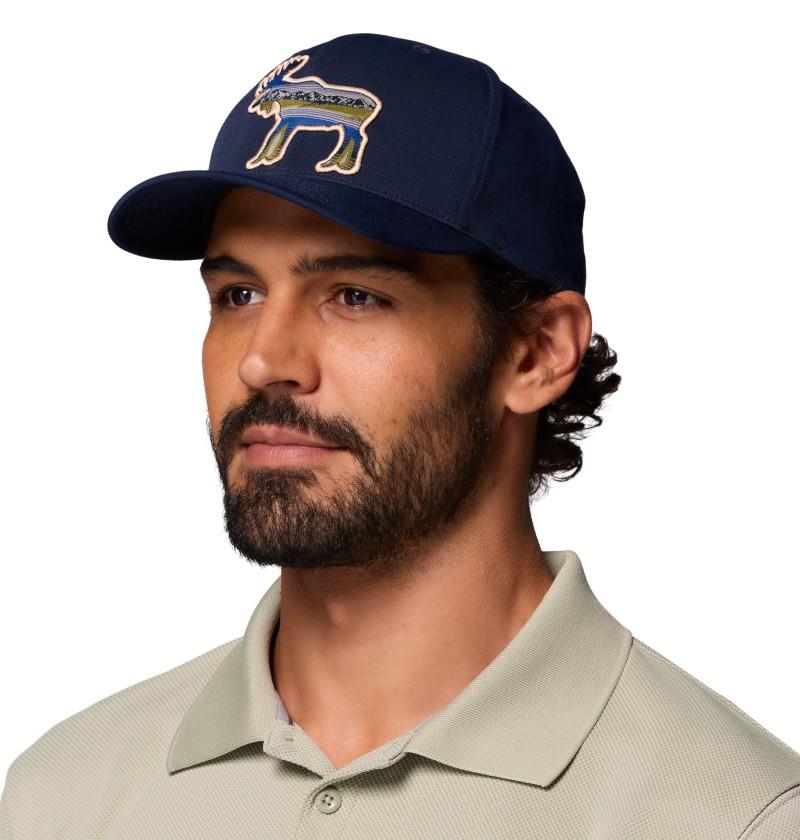 Lost Lager 3D Stretch Snapback - collegiate navy / moose 1