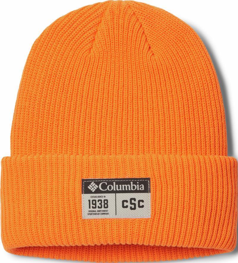 Lost Lager II Beanie - Bright Orange / Varsity Patch 1