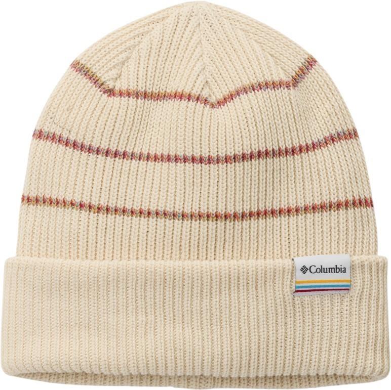 Lost Lager II Beanie - chalk / rainbow stripes / columbia label 1