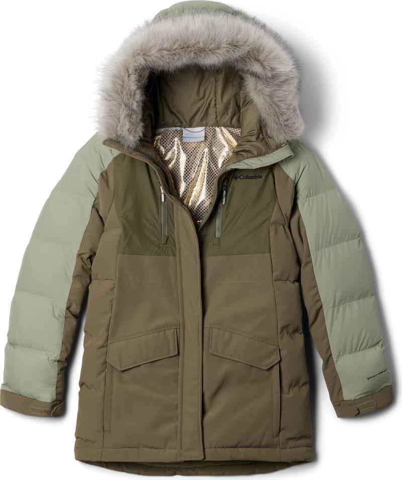 Marquam Peak Fusion III Parka - Youth Girls - Stone Green / Safari 1