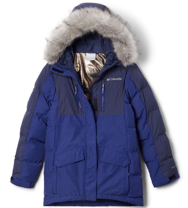 Marquam Peak Fusion II Parka - Youth Girls - Dark Sapphire / Nocturnal 1