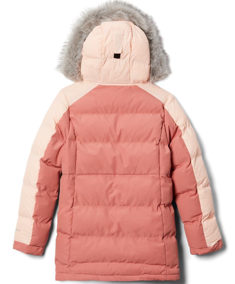 Marquam Peak Fusion II Parka - Youth Girls - Dark coral / Peach Blossom 2