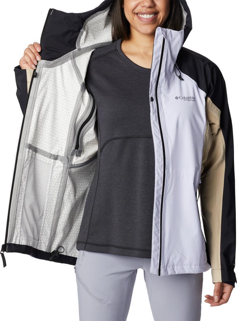 Mazama Trail Shell - Womens - Purple Tint / Black / Ancient Fossil 7