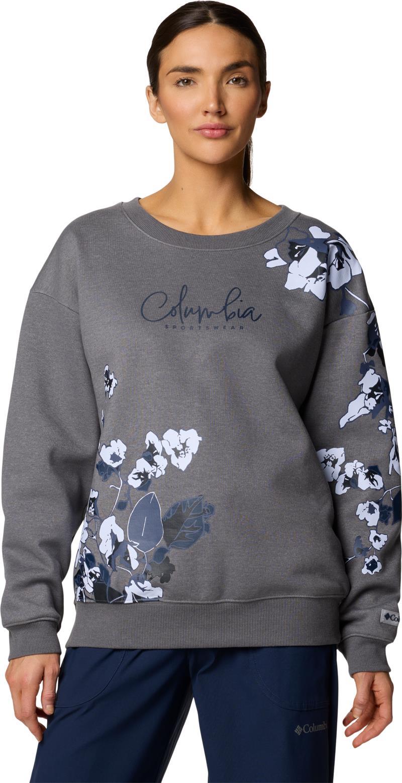 Meridian Creek Crew - Womens - Columbia Grey Heather / Floral Fancy 1