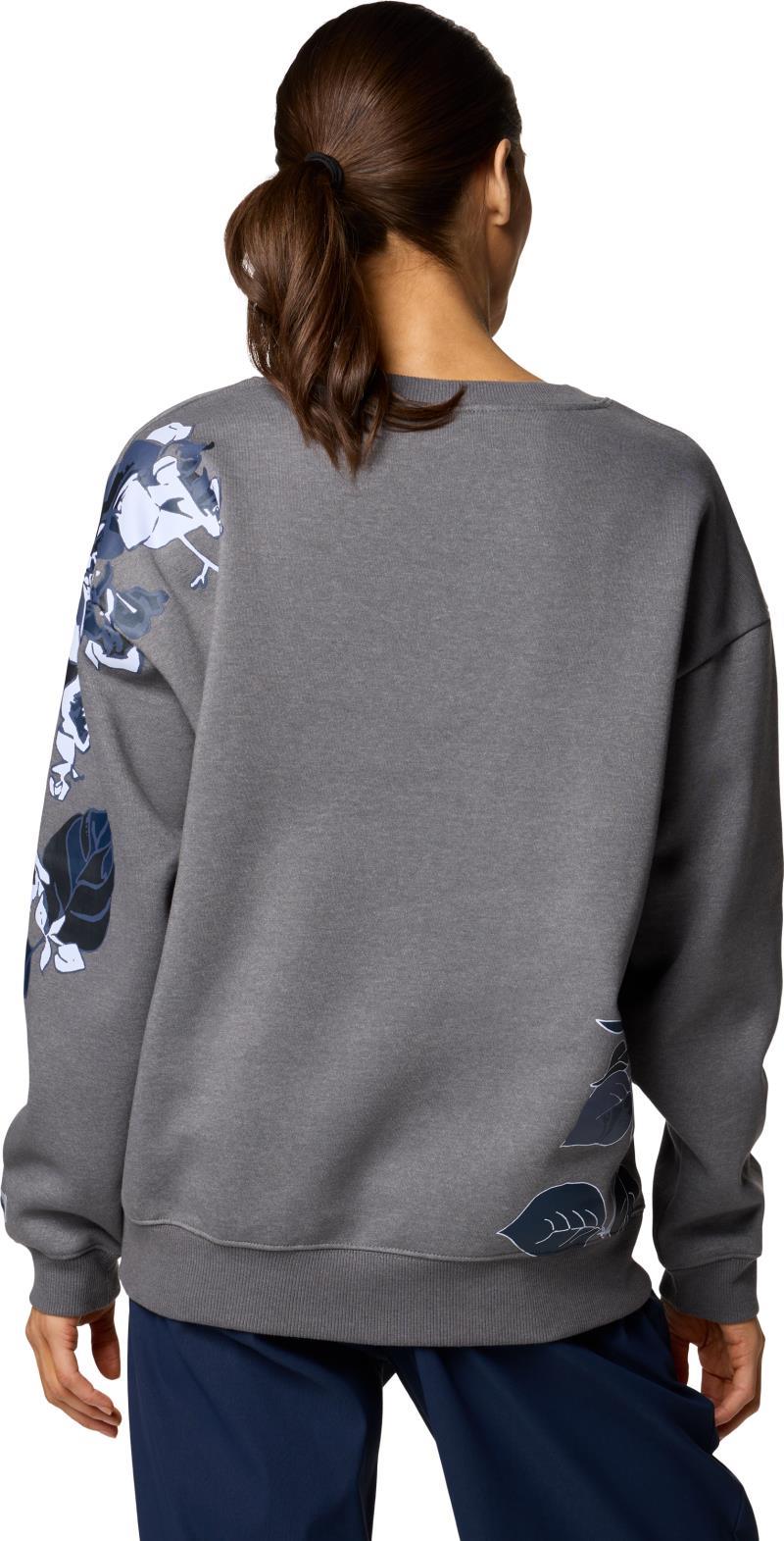 Meridian Creek Crew - Womens - Columbia Grey Heather / Floral Fancy 3