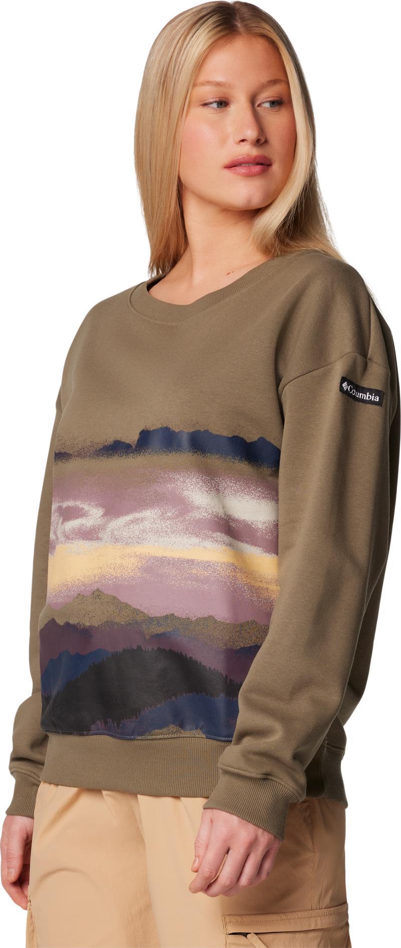 Meridian Creek Crew - Womens - Stone Green 2