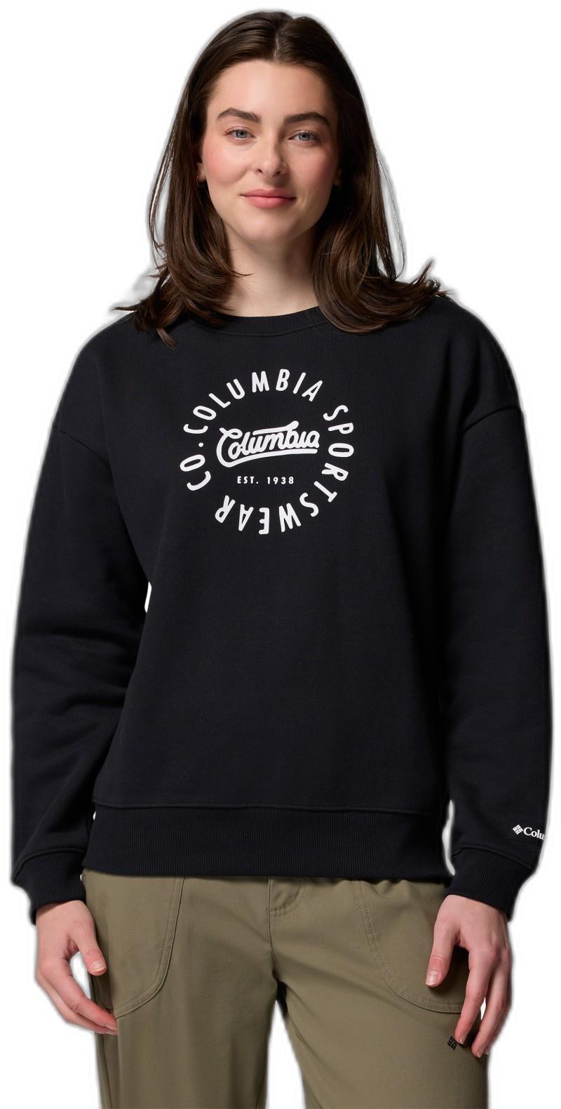 Meridian Creek Crew - Womens - black / columbia all around 1