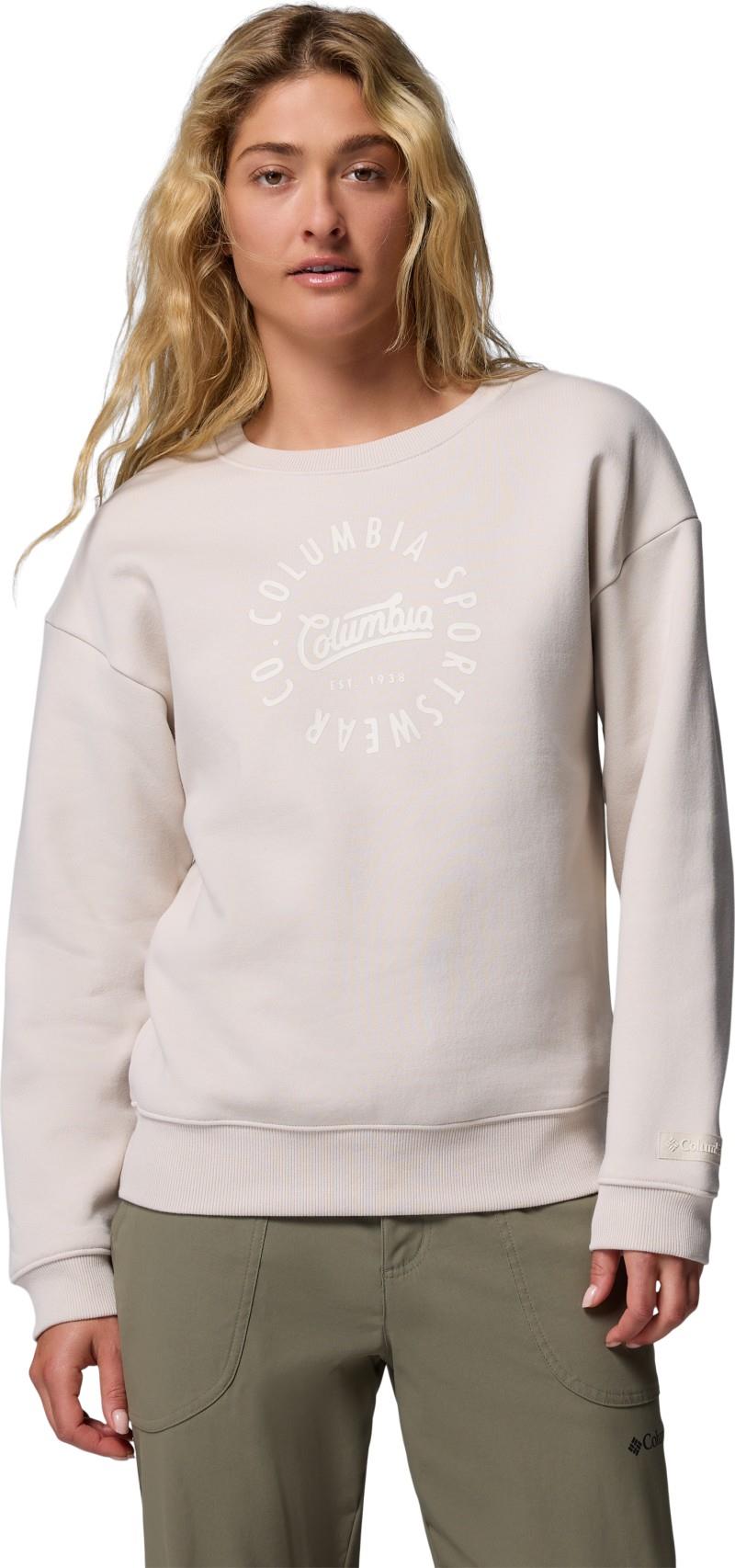 Meridian Creek Crew - Womens - dark stone / columbia all around 1
