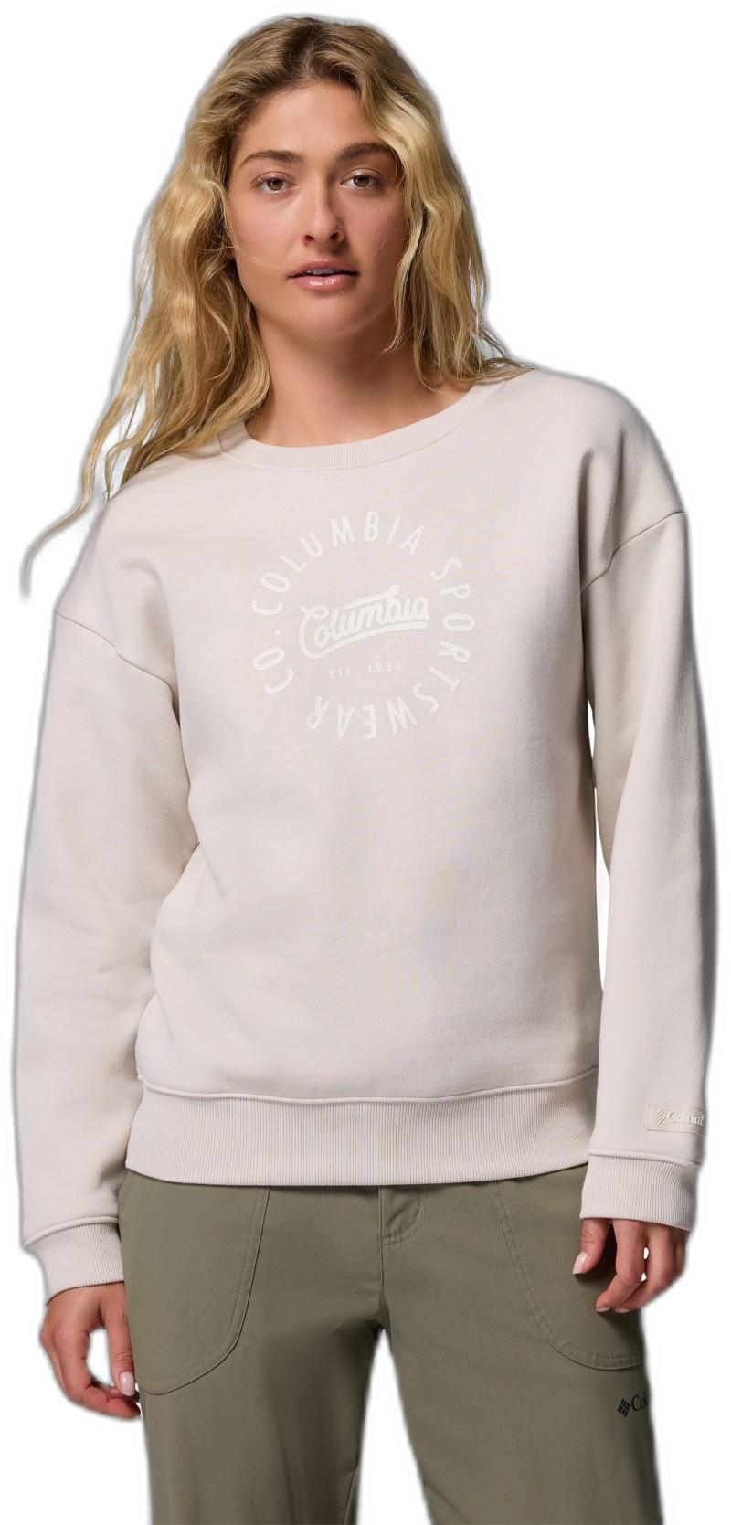 Meridian Creek Crew - Womens - dark stone / columbia all around 1