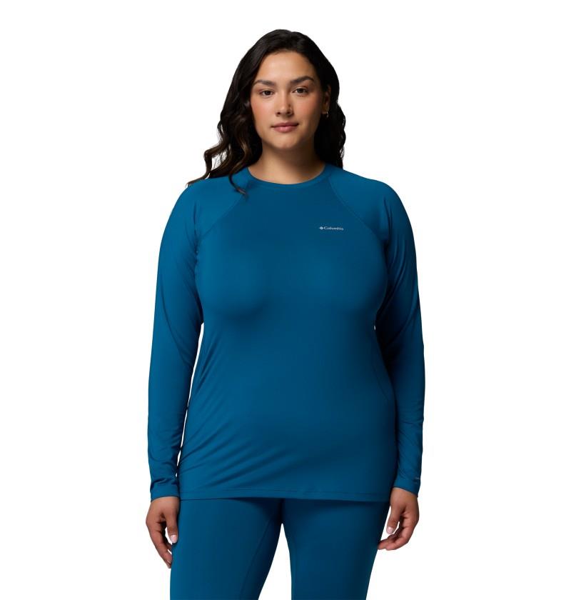 Midweight Stretch LS Top, Extended - Womens - phoenix blue 1