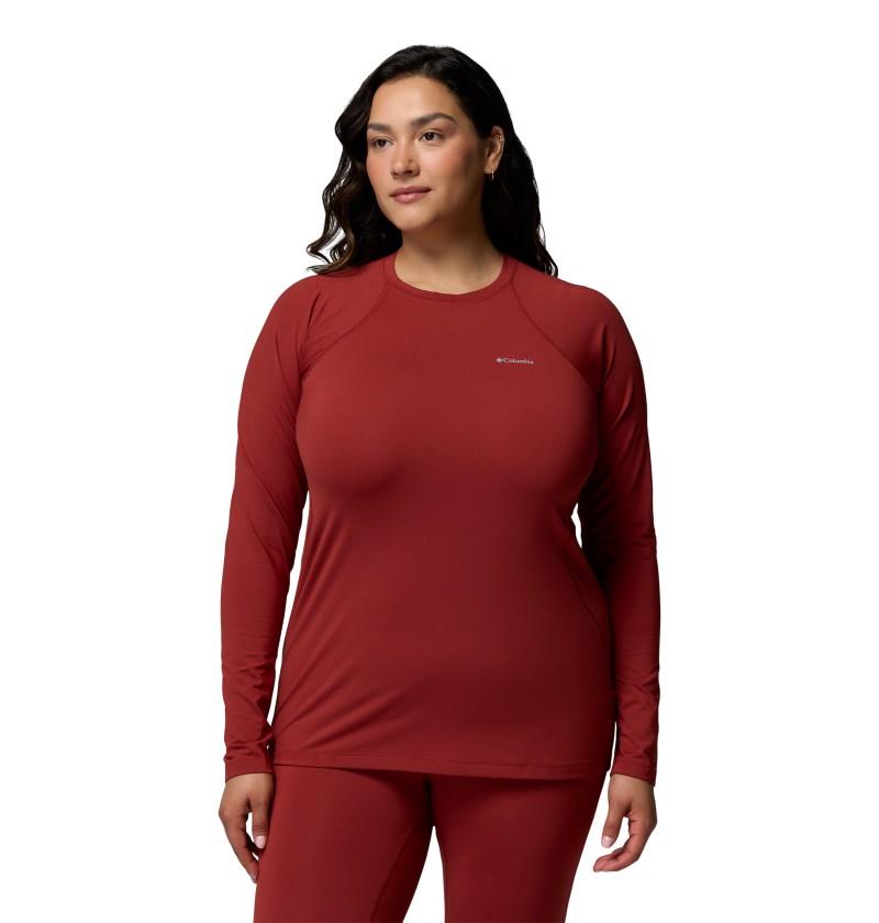 Midweight Stretch LS Top, Extended - Womens - red oxide 1