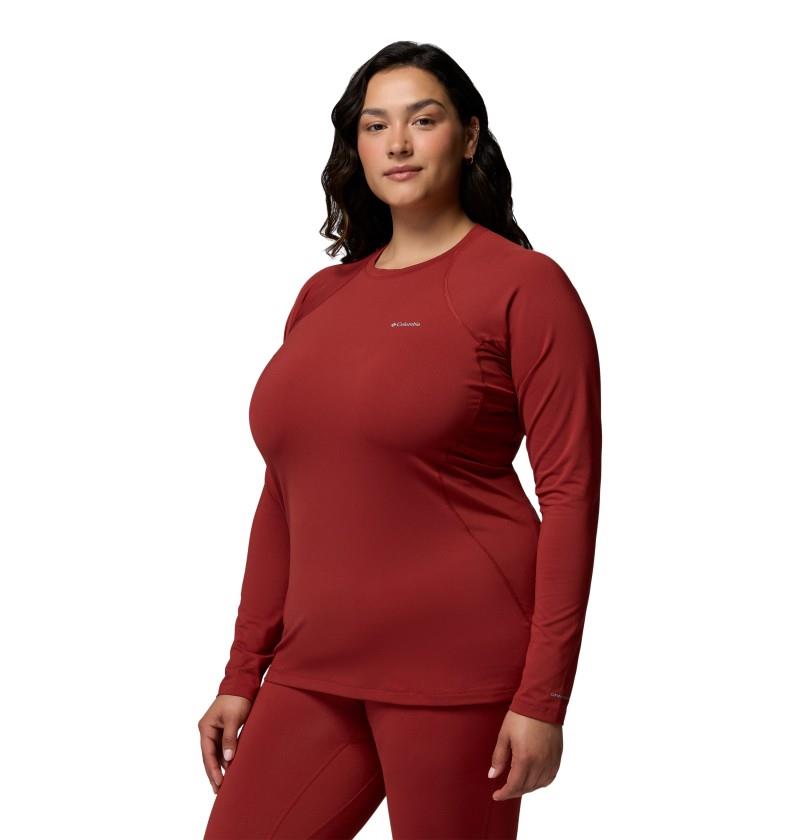 Midweight Stretch LS Top, Extended - Womens - red oxide 1