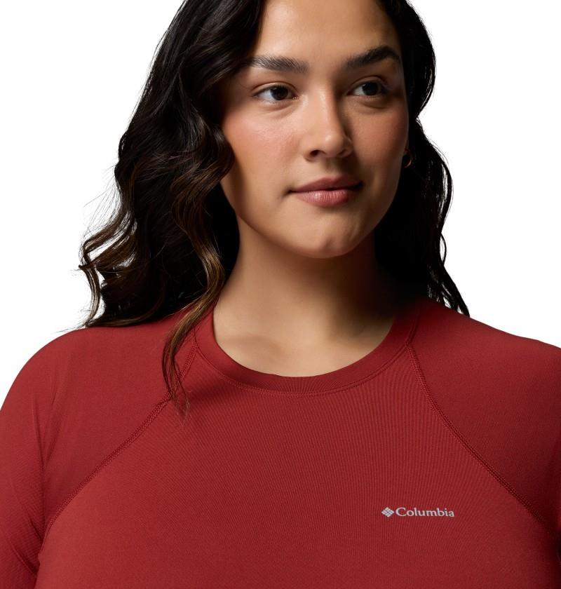 Midweight Stretch LS Top, Extended - Womens - red oxide 1