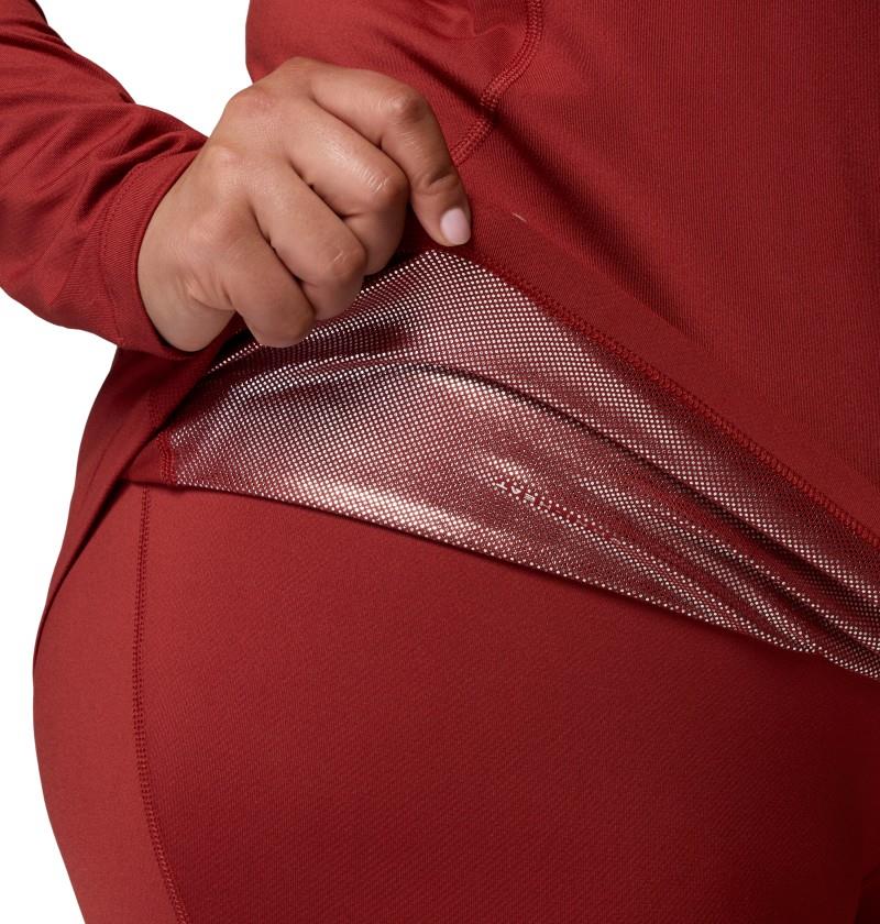 Midweight Stretch LS Top, Extended - Womens - red oxide 1