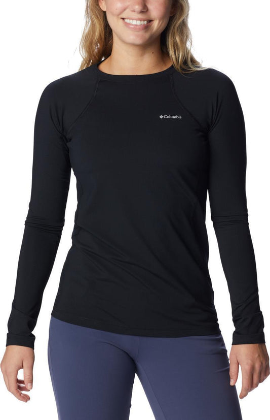 Midweight Stretch LS Top - Womens - Black 1