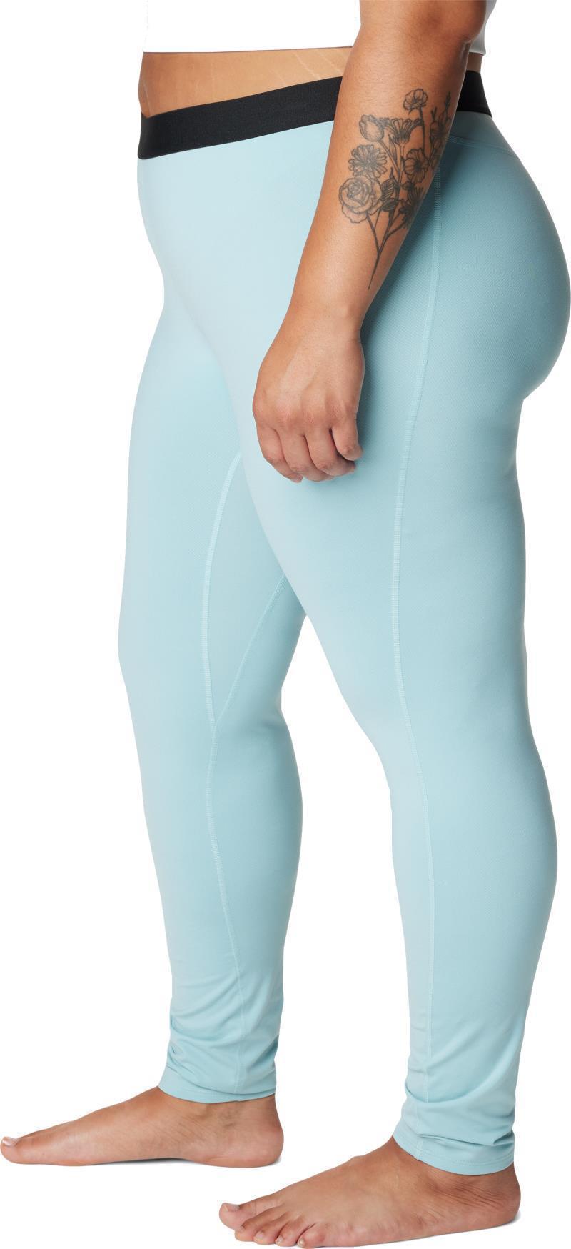 Midweight Stretch Tights, Extended - Womens - Aqua Haze 3
