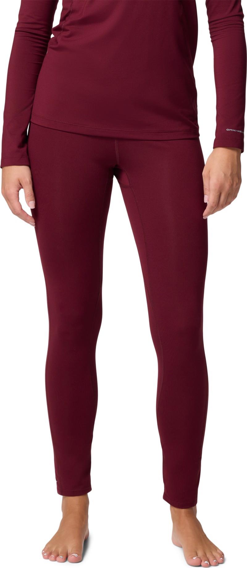 Midweight Stretch Tights - Womens - rich wine 1