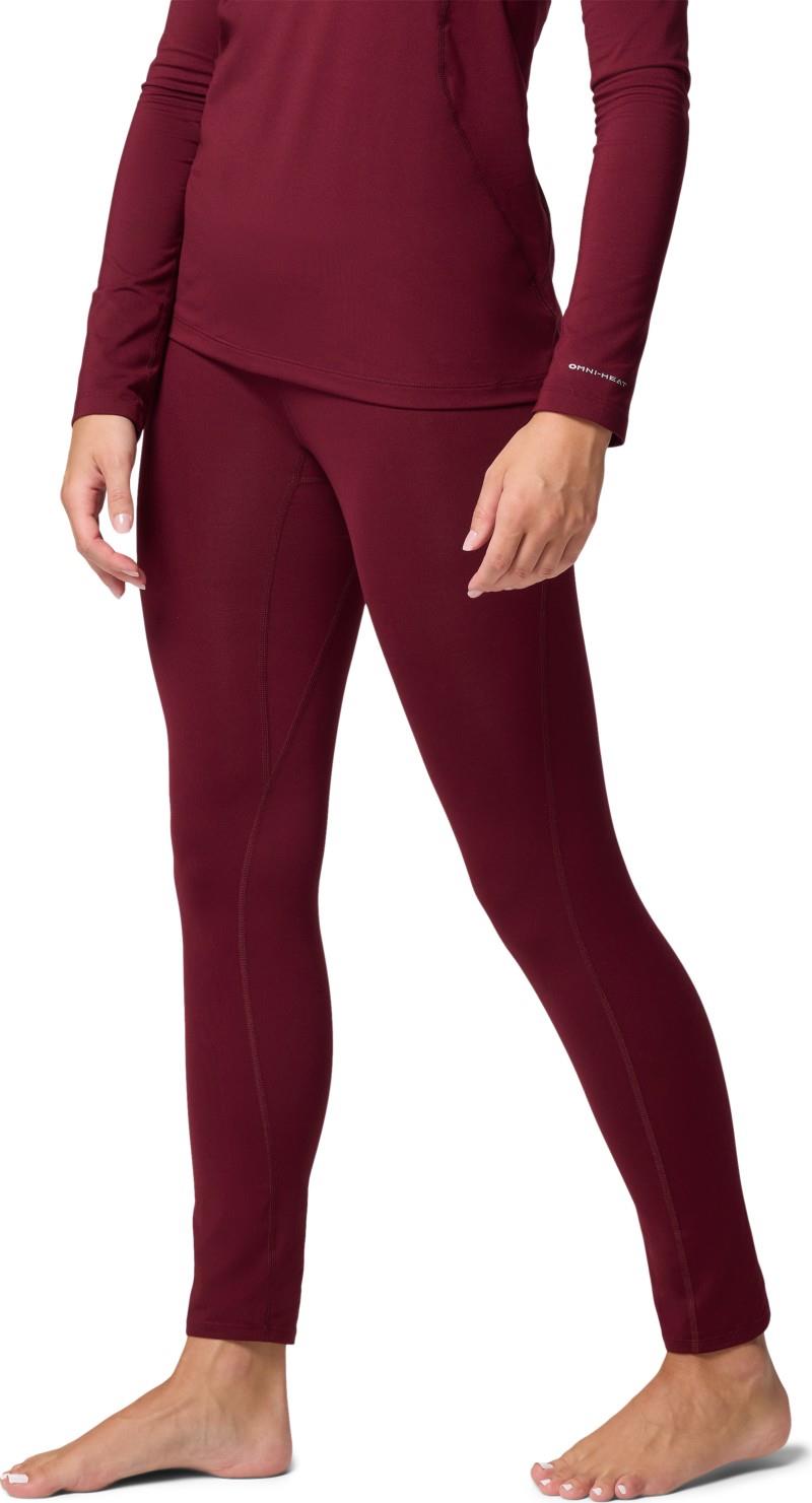 Midweight Stretch Tights - Womens - rich wine 1