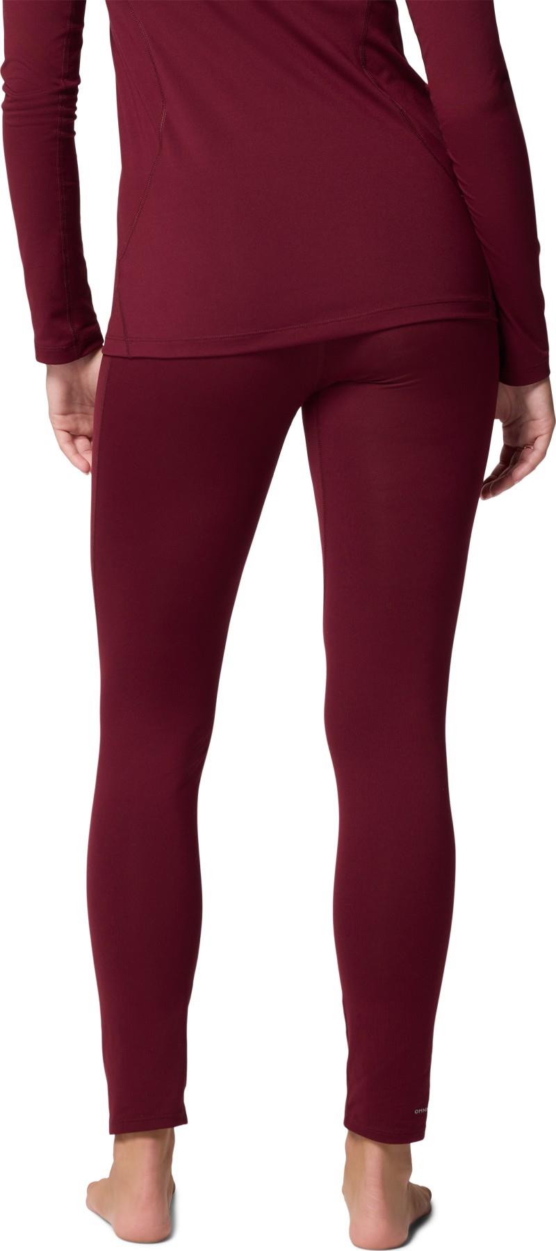 Midweight Stretch Tights - Womens - rich wine 1